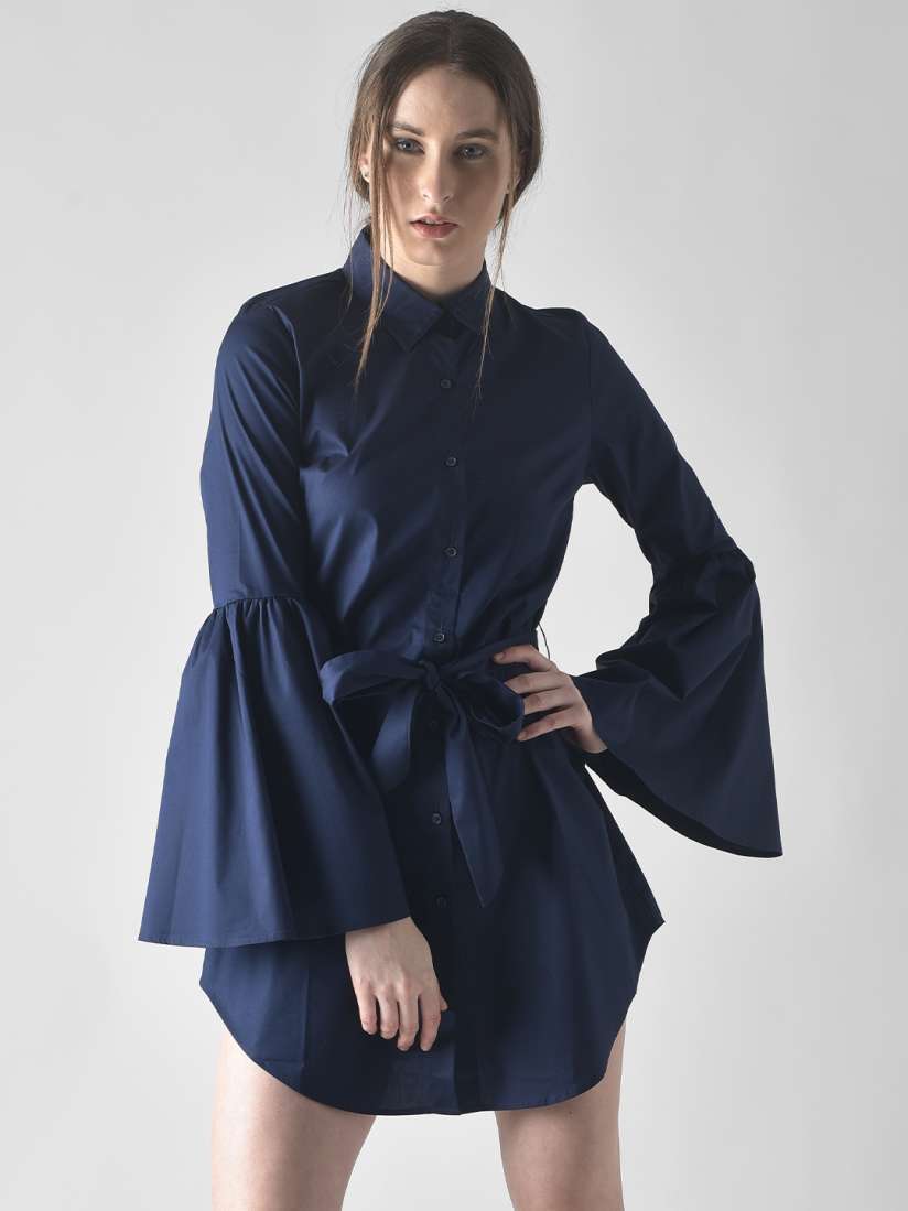 Forever 21 navy blue dress top
