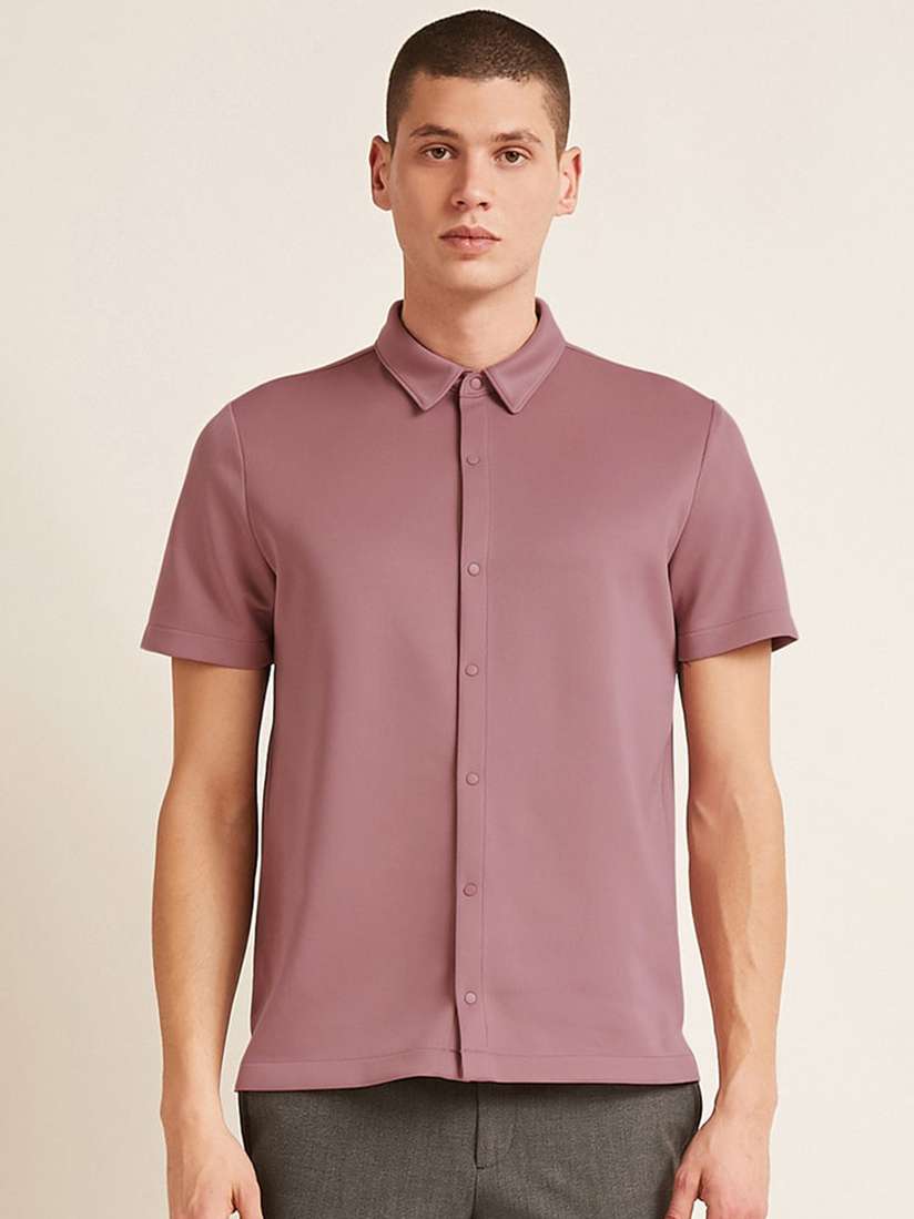 Mens Shirts Forever 21 Pink Shirt Buy FOREVER 21 Men Mauve