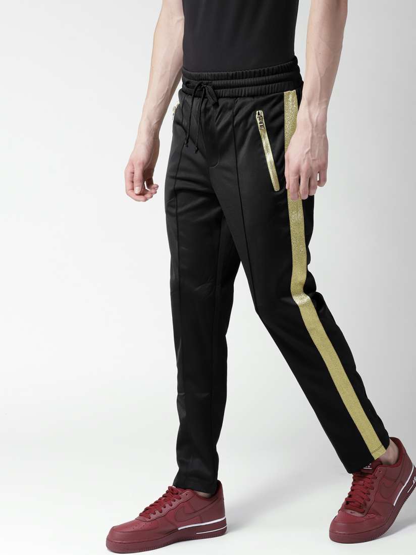 Buy FOREVER 21 Black Solid Track Pants Track Pants for Men 4287777 Myntra