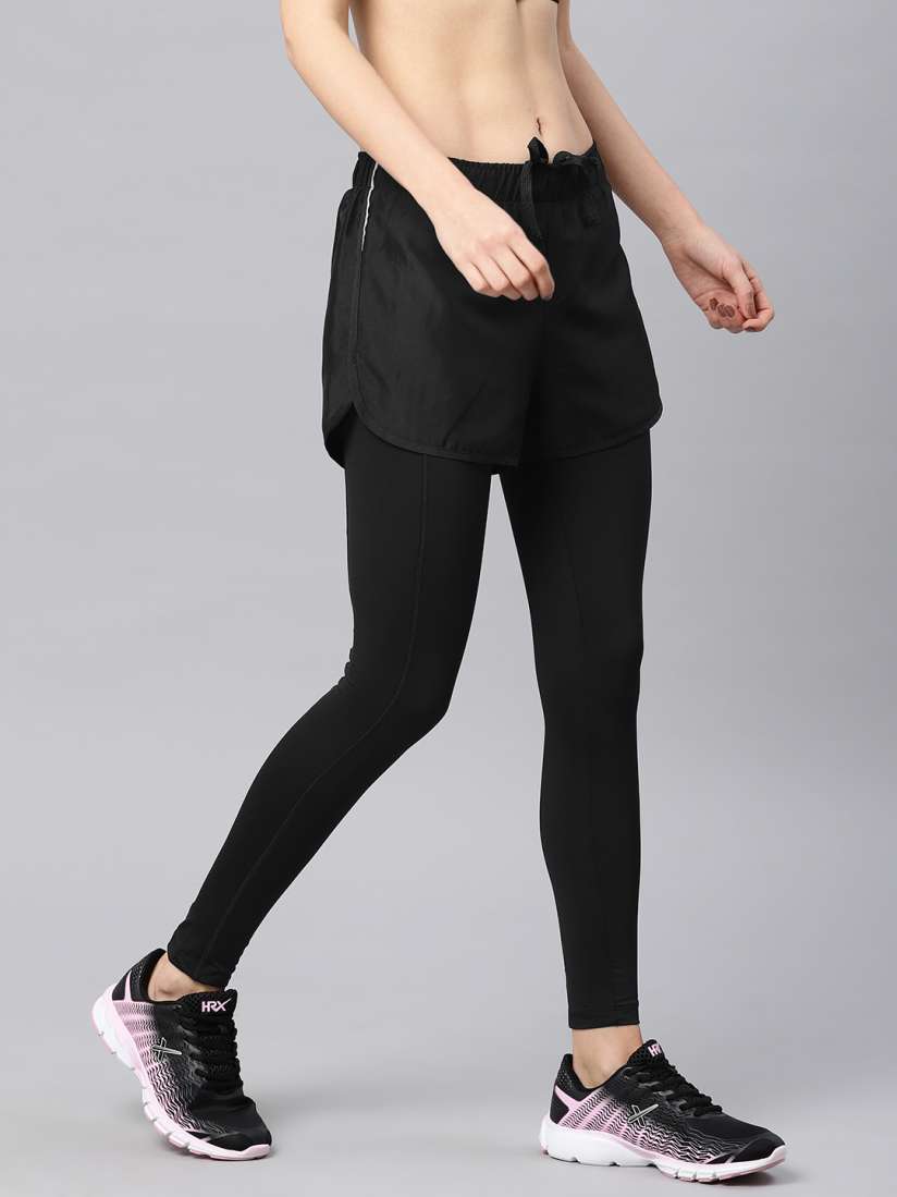 Shorts with attached tights cheap