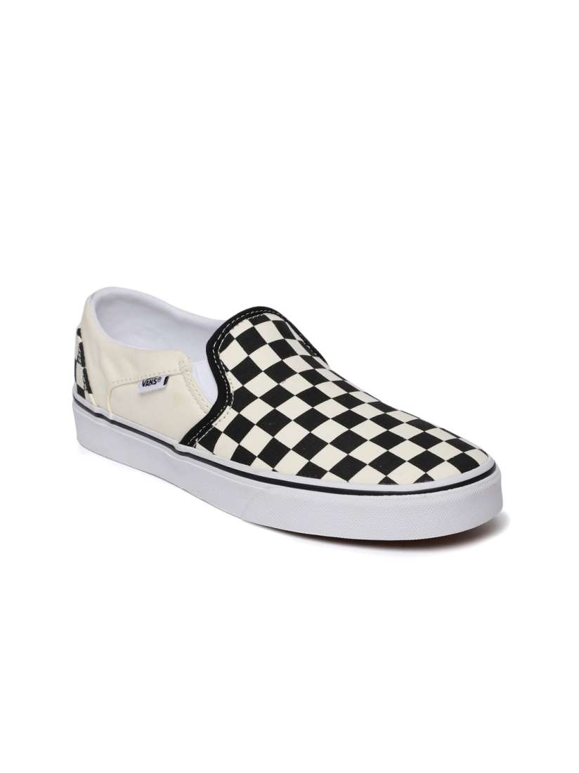 Womens black asher vans deals