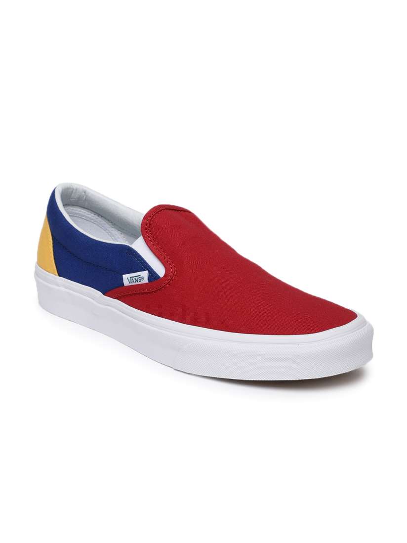 Buy Vans Unisex Red Classic Slip On Sneakers Casual Shoes for Unisex 4295321 Myntra