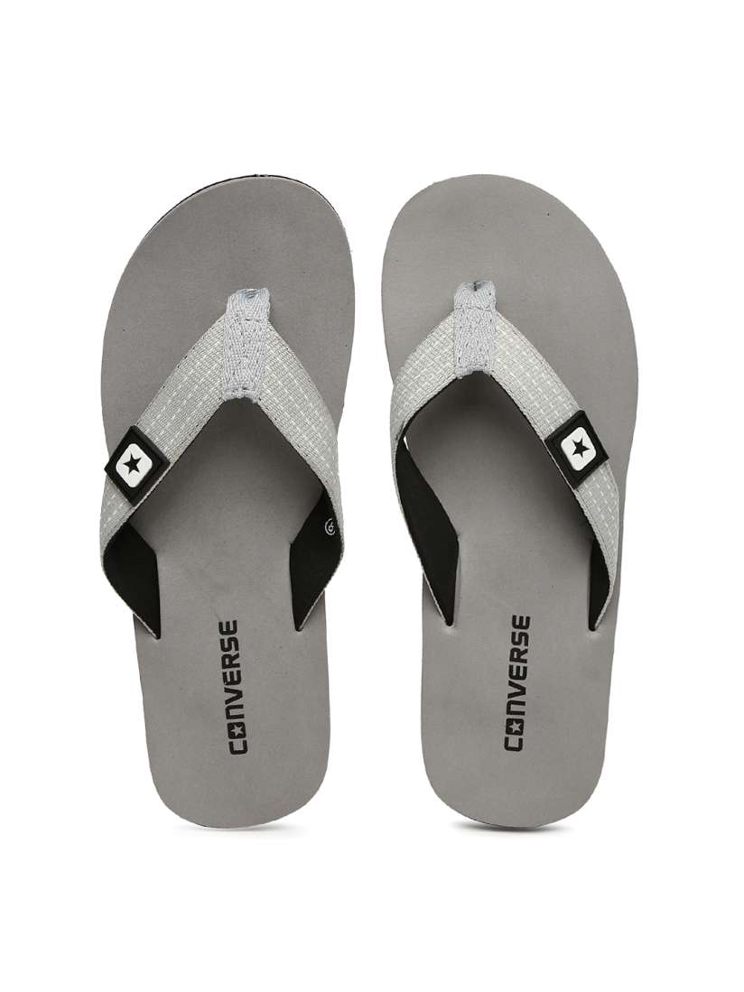 Buy Converse Men Grey Solid Thong Flip Flops Flip Flops for Men 4317210 Myntra