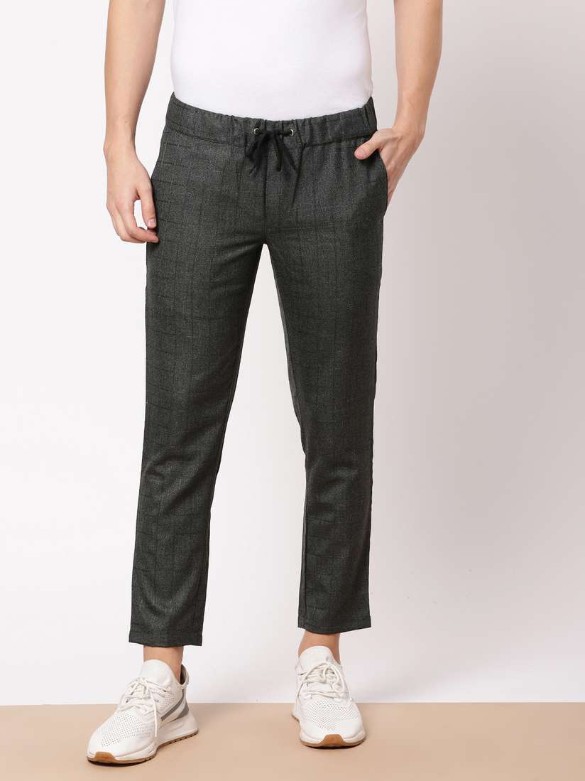 Cropped Trousers Slim Fit Ankle Pants Slim Fit Cropped Suit Trousers