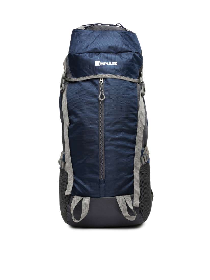 Buy Impulse Unisex Navy Grey Thriller 65 Litres Rucksack Rucksacks for Unisex 4328096 Myntra