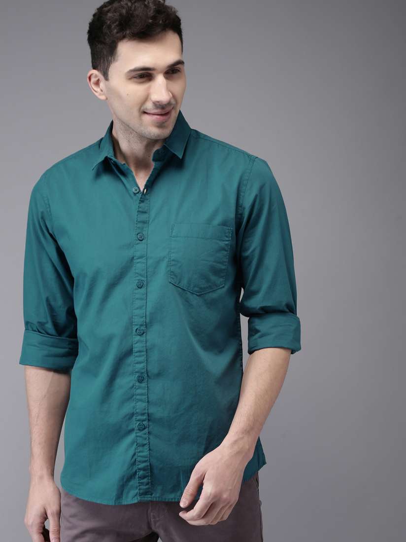 Teal green shirt best sale