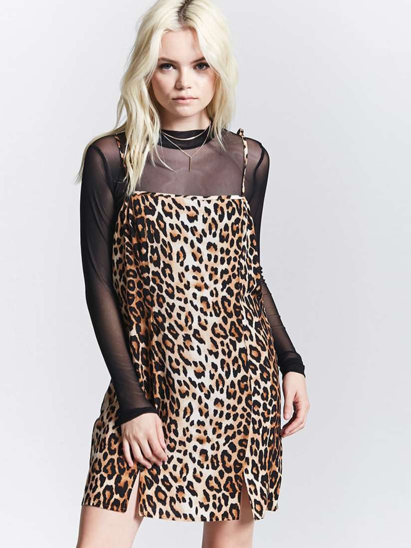 Tan dress forever 21 cheap