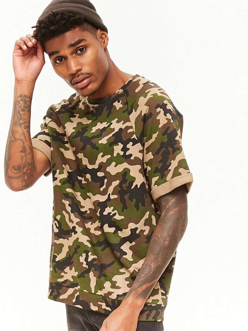 Camouflage tops forever 21 sales