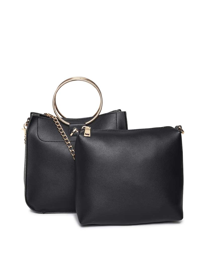 Forever 21 black tote bag top