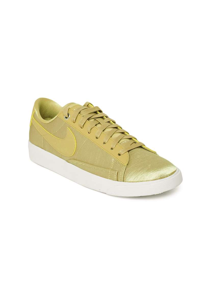 Buy Nike Women Gold Toned Blazer Low SE Sneakers Casual Shoes for Women 4330897 Myntra