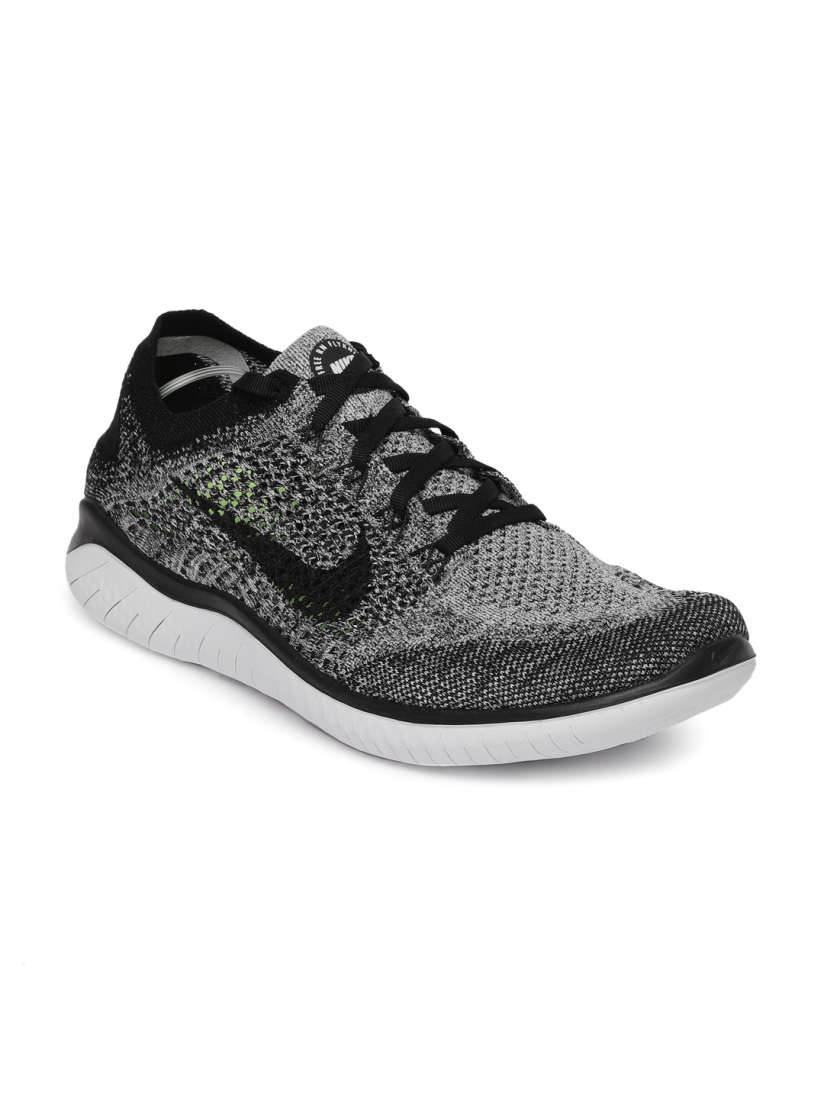 Men's free rn flyknit 2018 running shoes - black hot sale