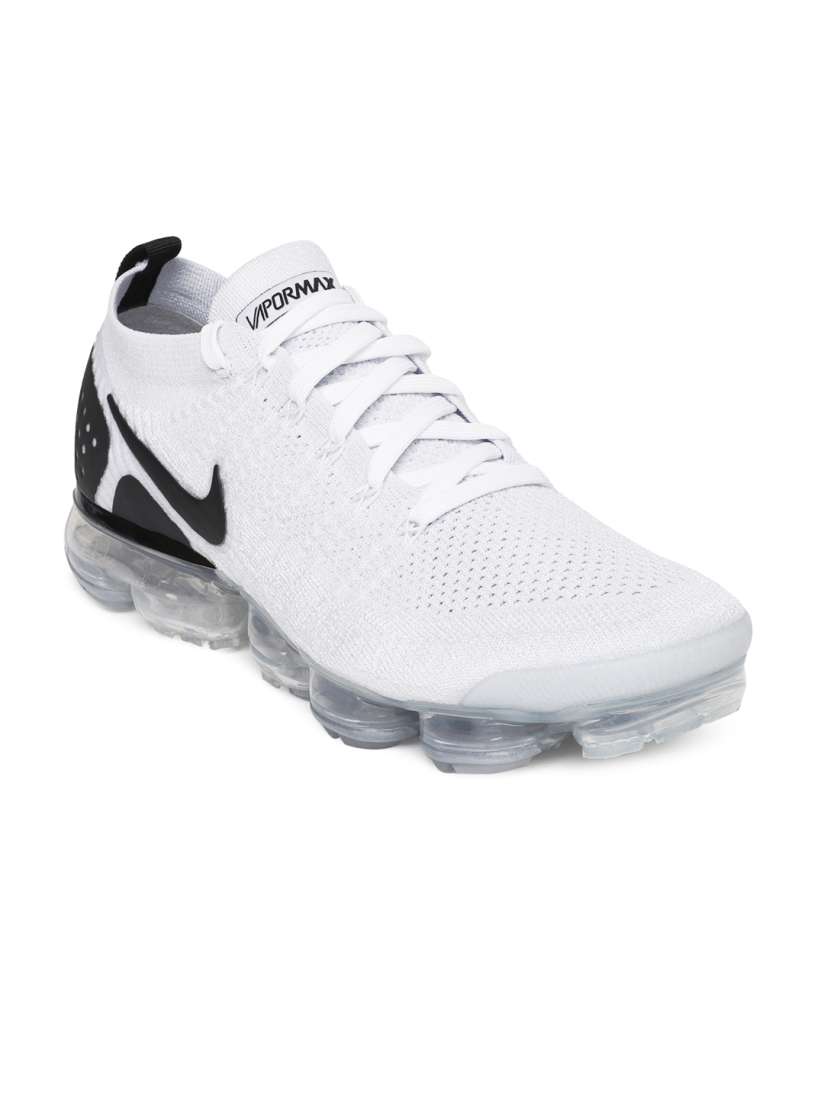 Buy Nike Men White Air VaporMax Flyknit 2 Running Shoes Sports Shoes for Men 4330939 Myntra