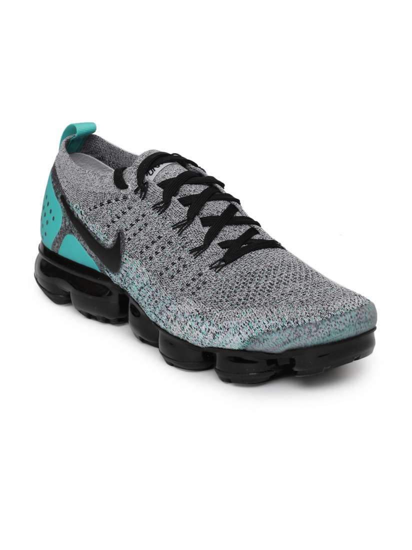 Buy Nike Men Black Grey Air VaporMax Flyknit 2 Running Shoes Sports Shoes for Men 4330940 Myntra