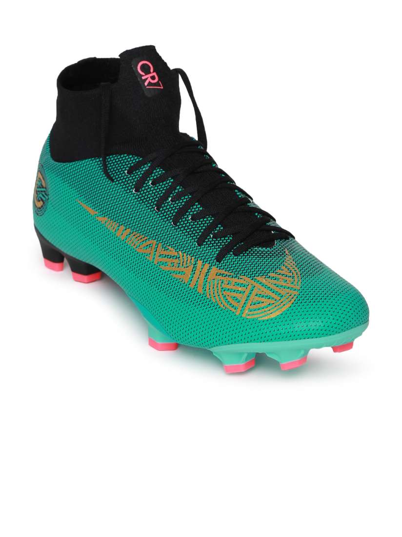 Buy Nike Unisex Teal Blue Black SUPERFLY 6 PRO CR7 FG Football Shoes Sports Shoes for Unisex 4330988 Myntra