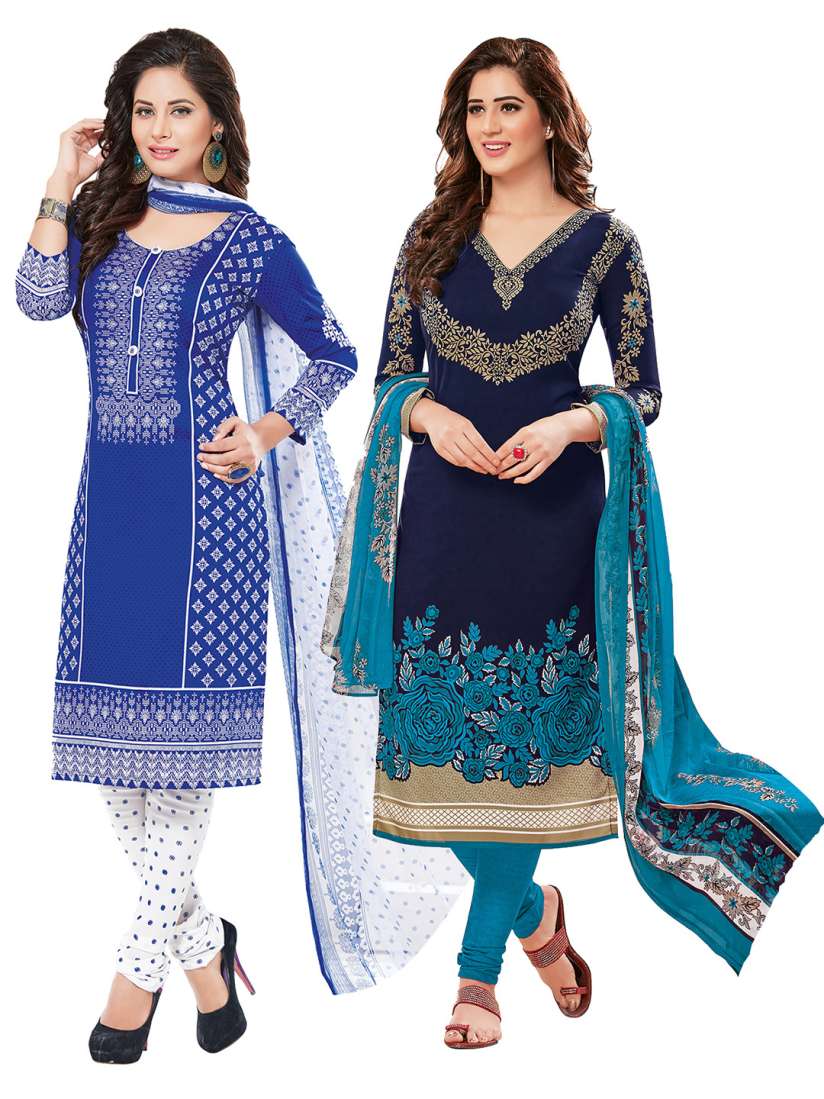 Myntra unstitched salwar suits top