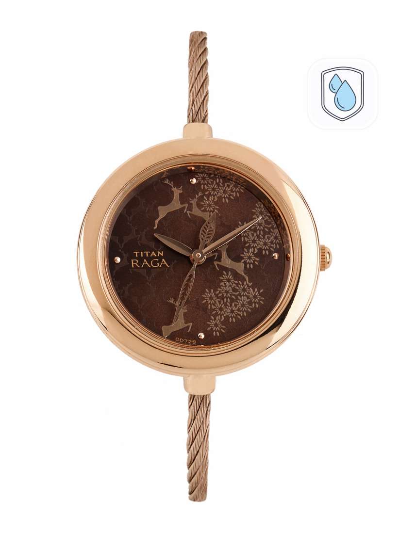 Buy Titan Raga Garden of Eden Women Brown Analogue watch NL2532WM01 Watches for Women 435987 Myntra