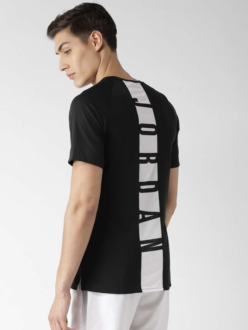 Buy Nike Black Solid 23 ALPHA Dry SS Training T shirt Tshirts for Men 4368425 Myntra