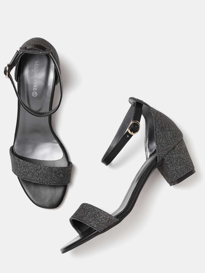 Myntra heels block hot sale
