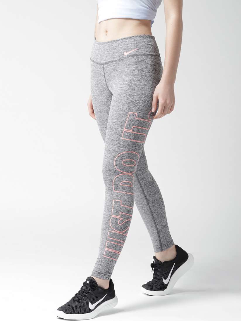 Buy Nike Women Grey Melange AS Power POLY JDI GRX Training Tights Tights for Women 4368689 Myntra