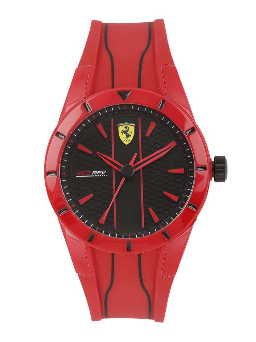 Buy SCUDERIA FERRARI Men Black Analogue Watch 0830496 Watches for Men 4371888 Myntra