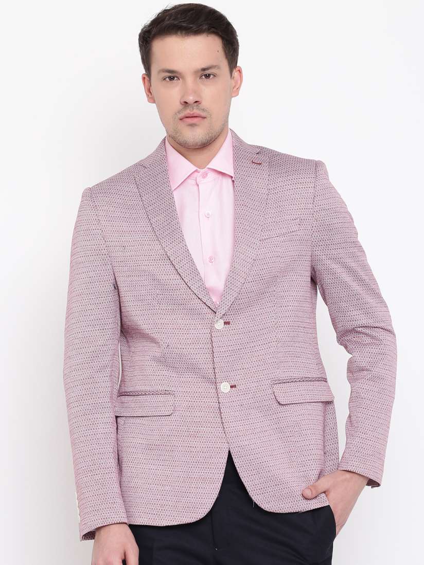 Buy Blackberrys Burgundy Slim Fit Single Breasted Smart Casual Blazer Blazers for Men 4372640 Myntra
