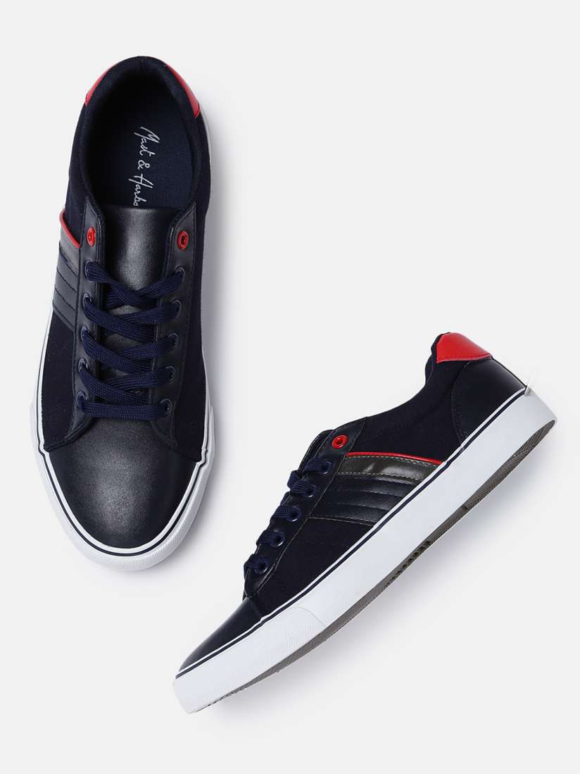 Mast and harbour navy blue sneakers best sale