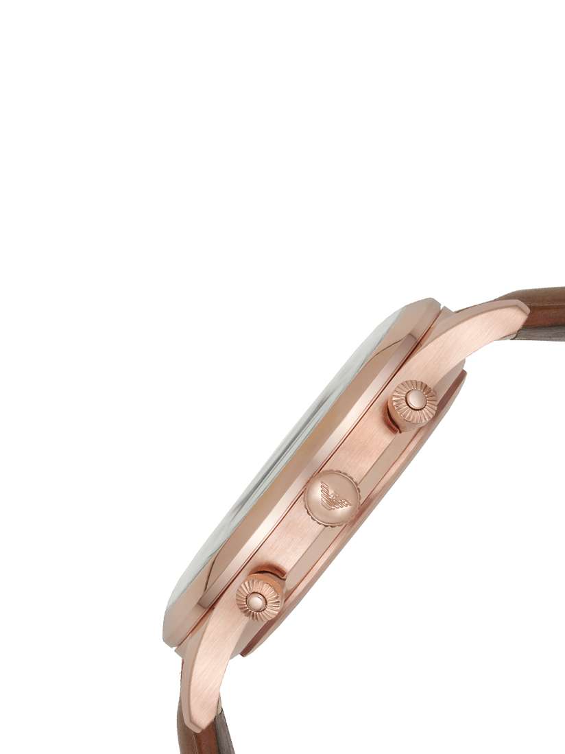 Buy Emporio Armani Men Brown Rose Gold Toned Analogue Watch AR11043 Watches for Men 4376019 Myntra