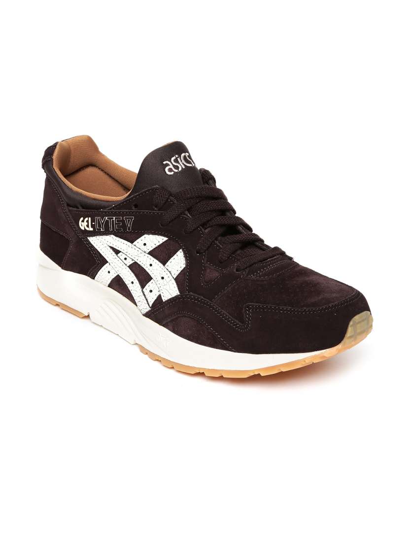 Buy ASICS Tiger Unisex Coffee Brown GEL LYTE V Leather Sneakers Casual Shoes for Unisex 4376632 Myntra