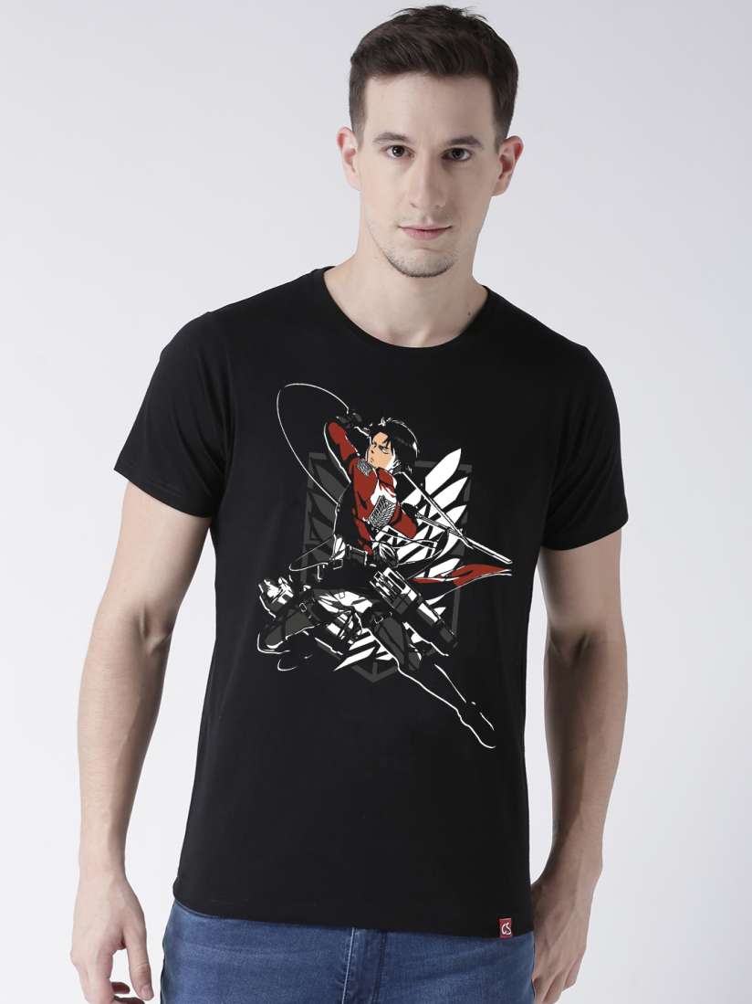 Buy ComicSense.xyz Captain Levi Attack on Titan Anime T shirt Tshirts for Men 4377970 Myntra
