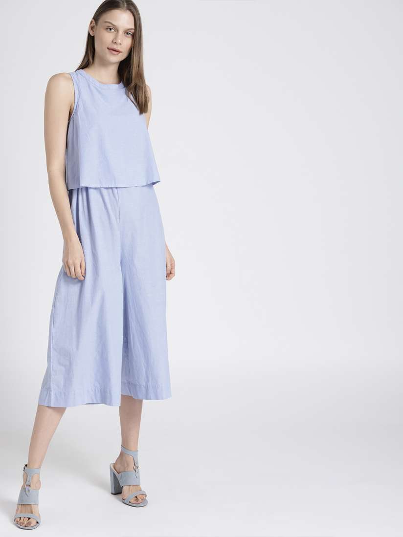 Layered culotte jumpsuit shop