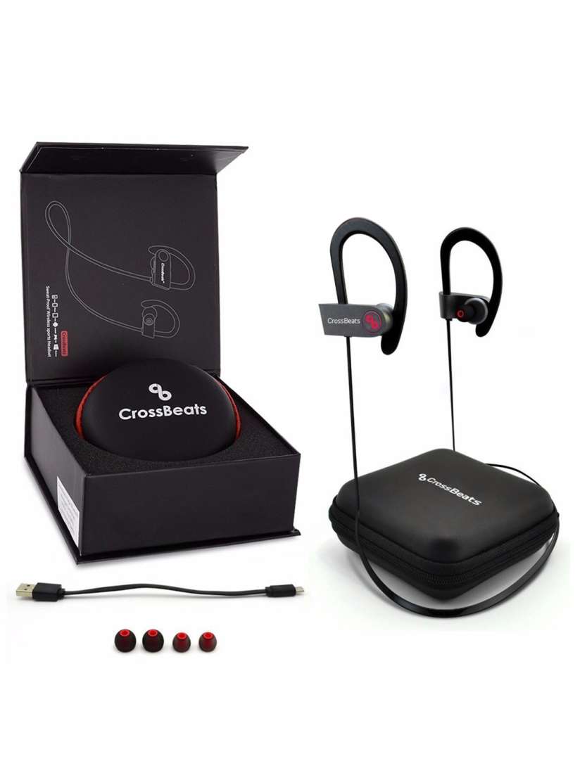 Buy CrossBeats Unisex Black Raga Wireless Bluetooth Earphones With Mic RU8 Headphones for Unisex 4406482 Myntra