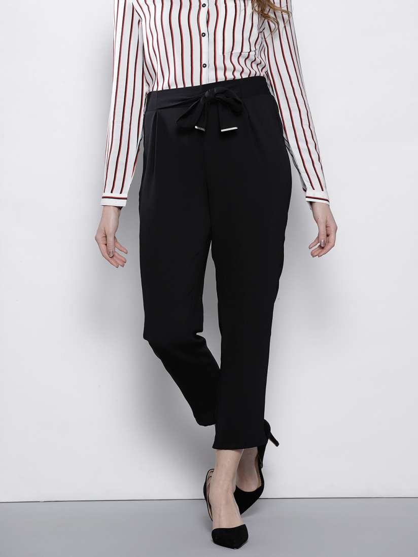 Dorothy perkins black trousers deals