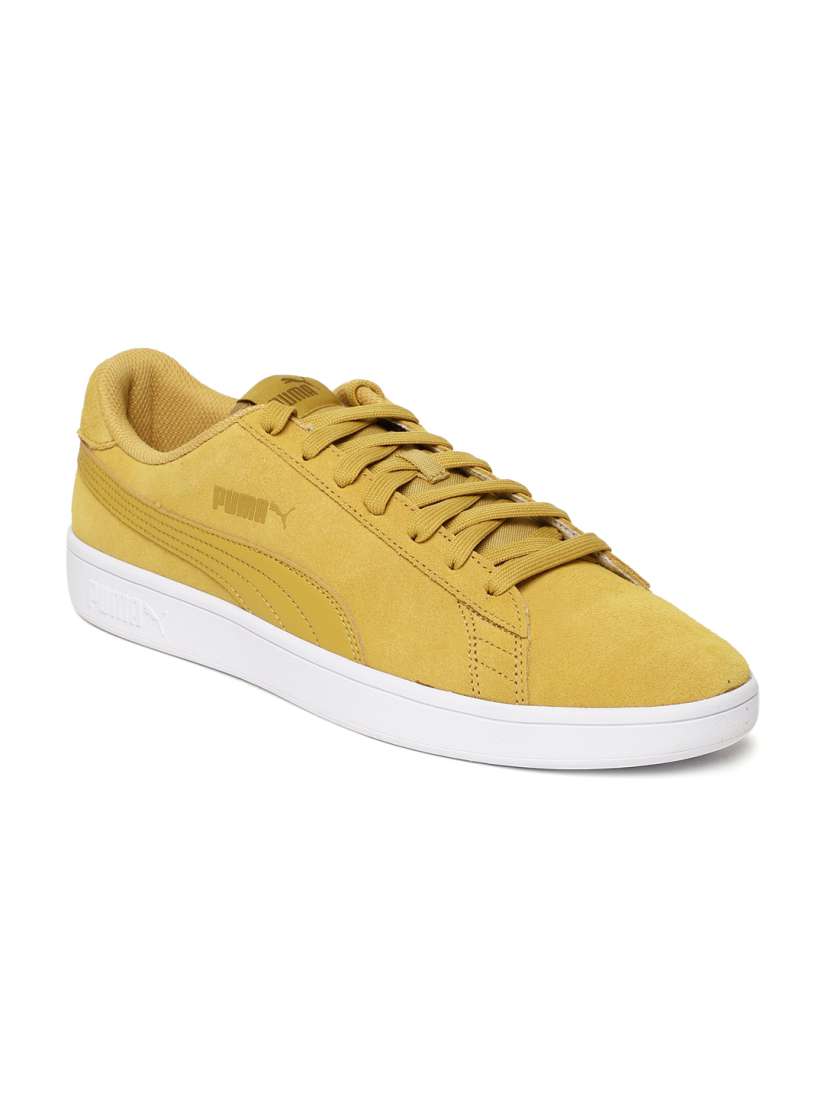 Buy Puma Men Mustard Yellow Smash v2 Casual Shoes Casual Shoes for Men 4426037 Myntra