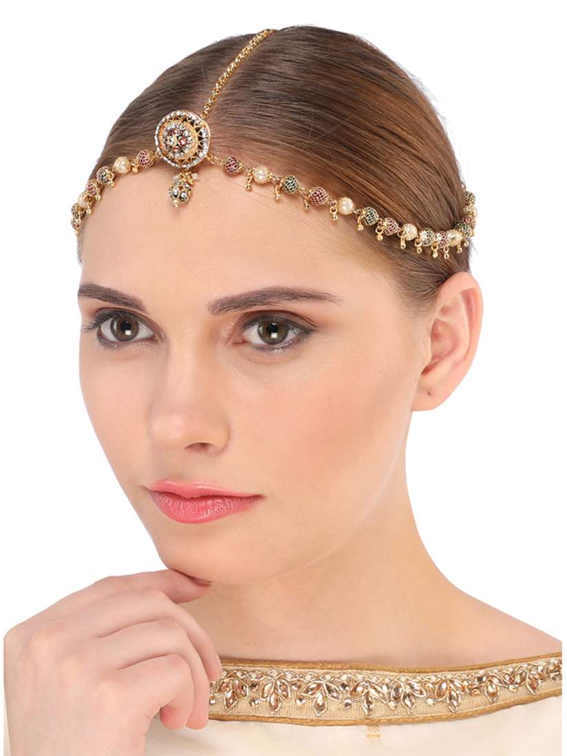 Matha patti with borla on sale