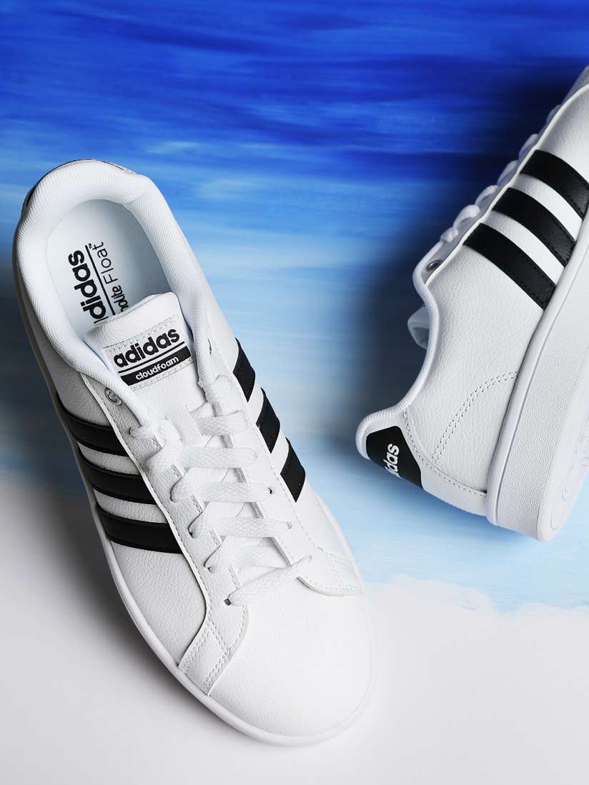 Buy ADIDAS Men White CF Advantage Leather Tennis Shoes Sports Shoes for Men 4439059 Myntra