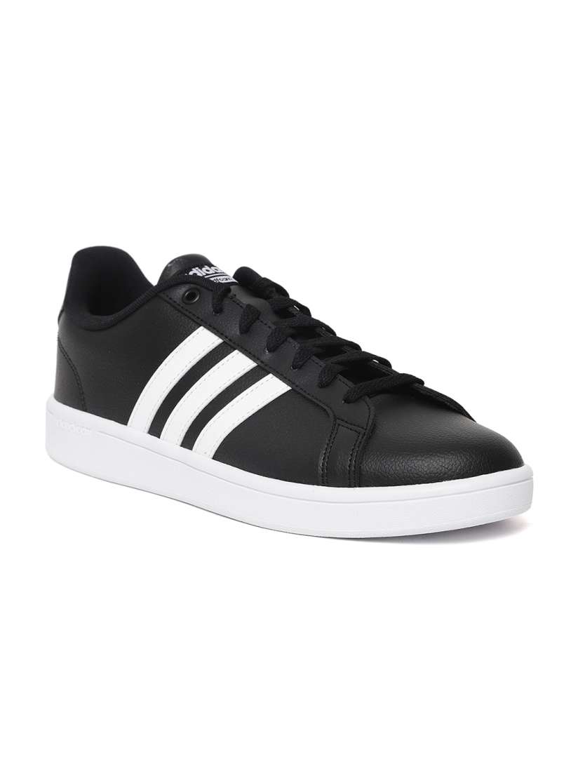 Buy ADIDAS Men Black CF Advantage Leather Tennis Shoes Sports Shoes for Men 4439062 Myntra