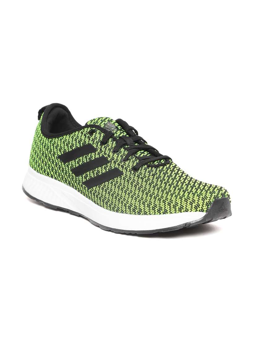 Buy ADIDAS Men Fluorescent Green Black Kivaro 1 Running Shoes Sports Shoes for Men 4439077 Myntra