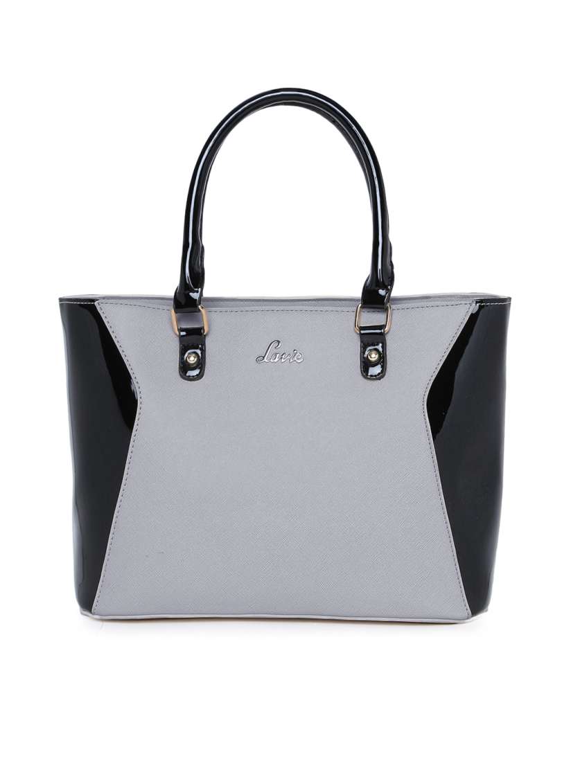 Buy Lavie Grey Black Colourblocked Shoulder Bag Handbags for Women 4443949 Myntra