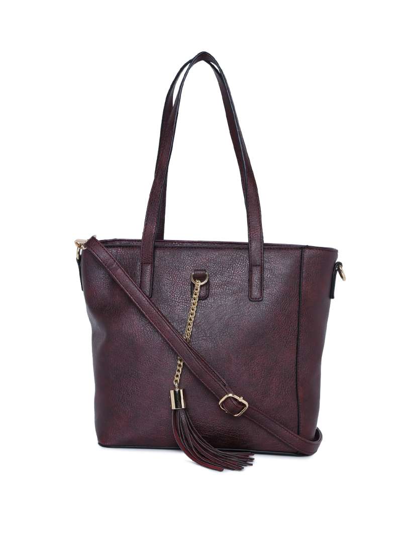 Buy Lavie Maroon Solid Shoulder Bag Handbags for Women 4443960 Myntra