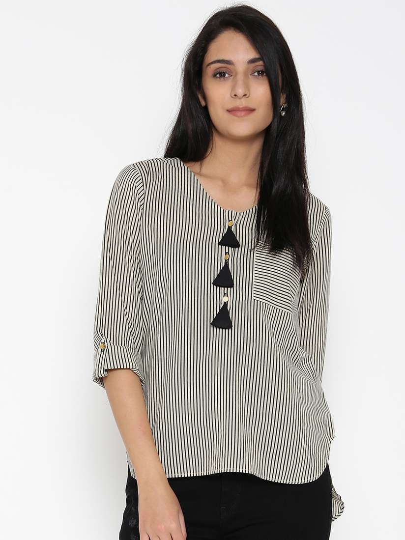 myntra kurti tops