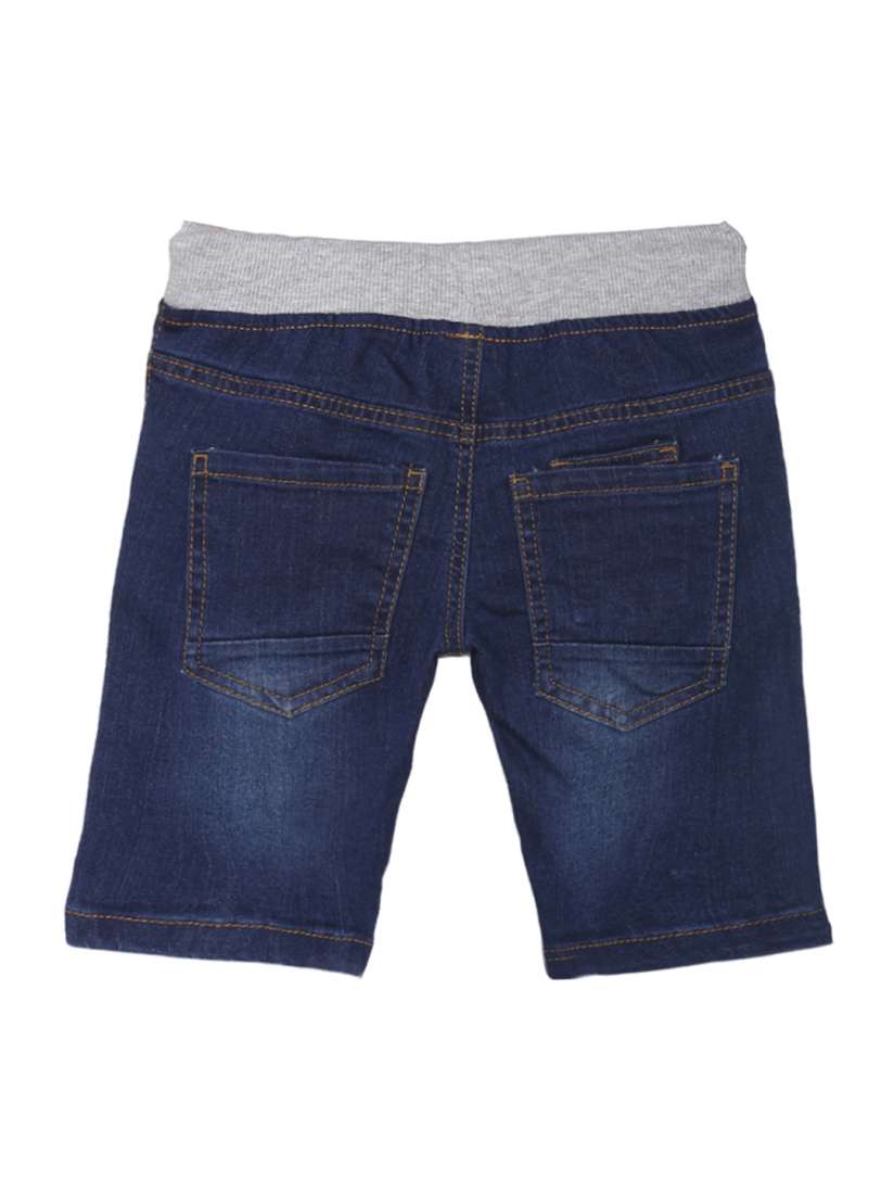 Buy Campana Boys Blue Washed Regular Fit Denim Shorts Shorts for Boys 4448316 Myntra