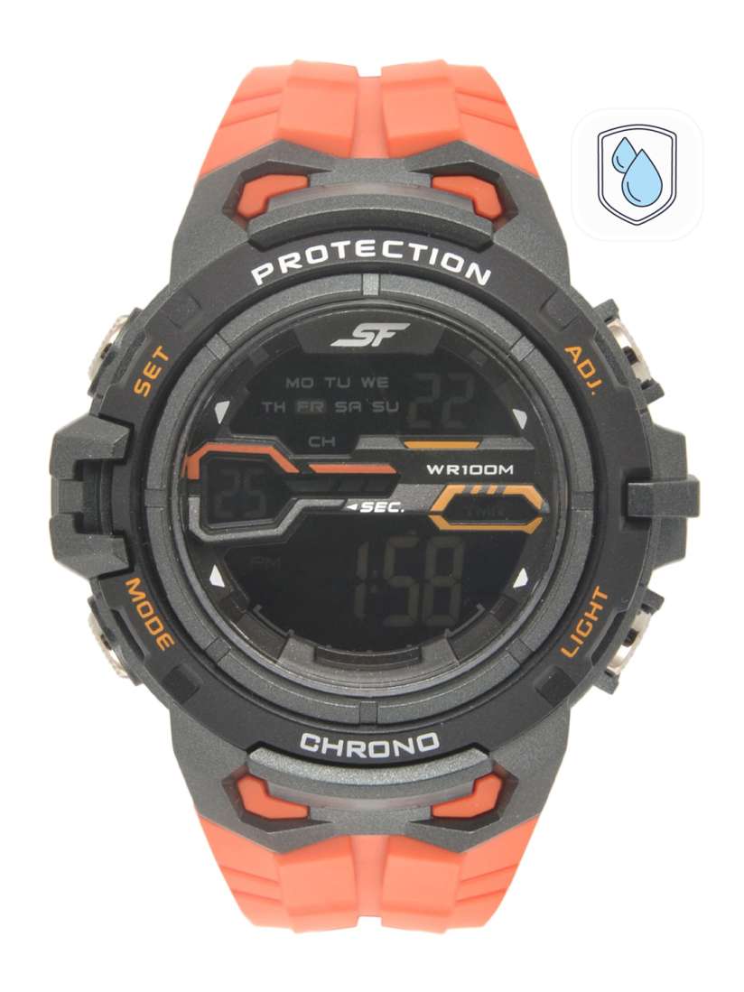Sonata orange watch hot sale