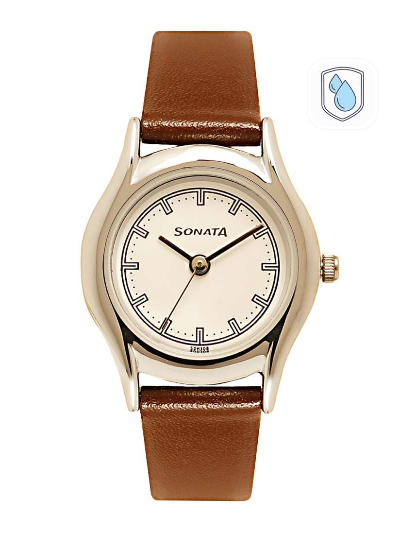Buy Sonata Women Off White Analogue Watch 87020SL01 Watches for Women 4451697 Myntra
