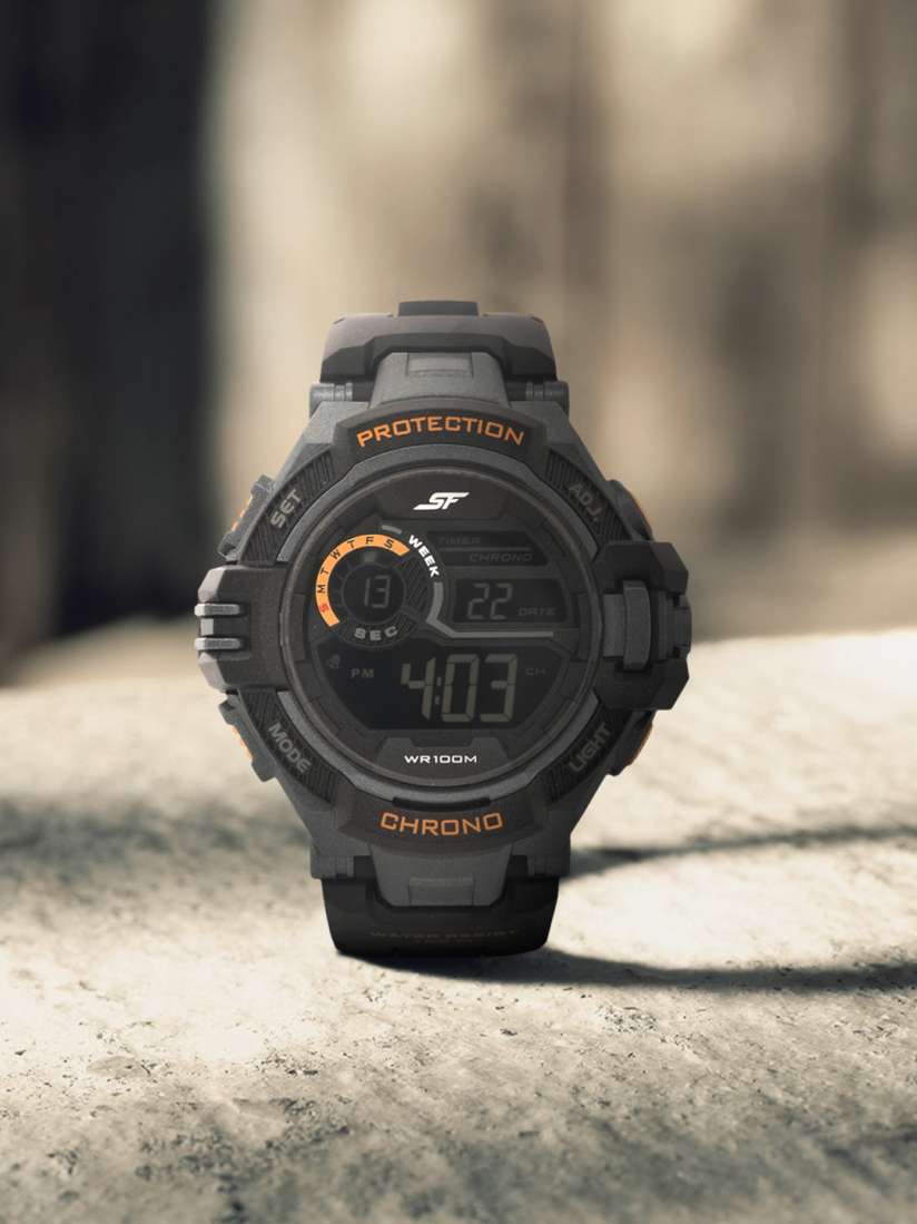 Buy Sonata Men Black Grey Digital Watch 77075PP03 Watches for Men 4451902 Myntra