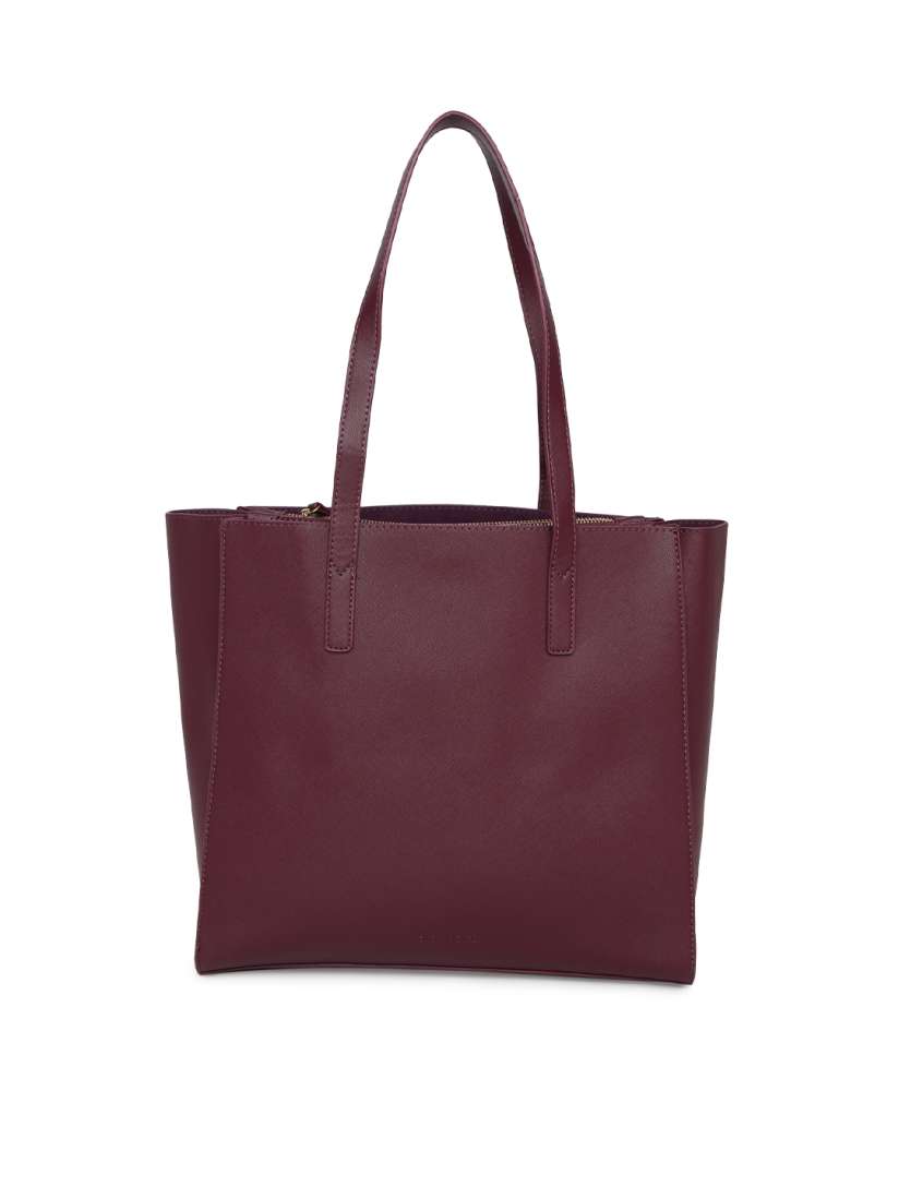 Buy DressBerry Burgundy Solid Shoulder Bag Handbags for Women 4606413 Myntra