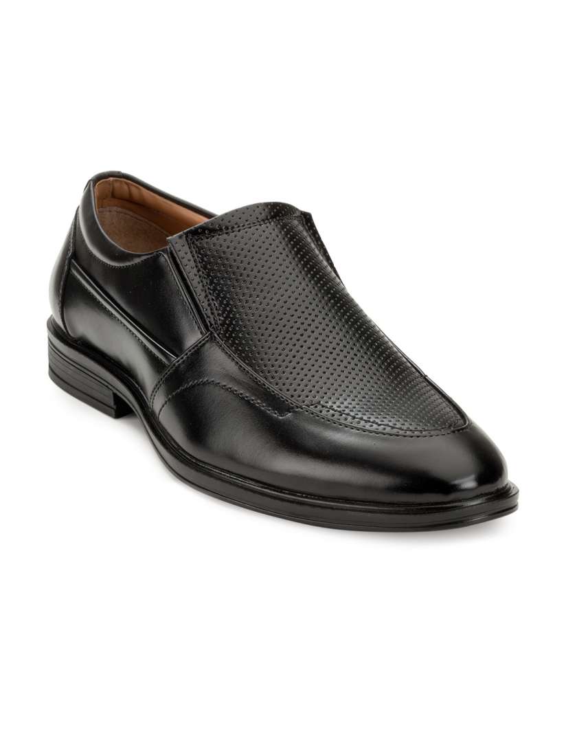 Buy Escaro Men Black Formal Slip On Shoes Formal Shoes for Men 4610089 Myntra