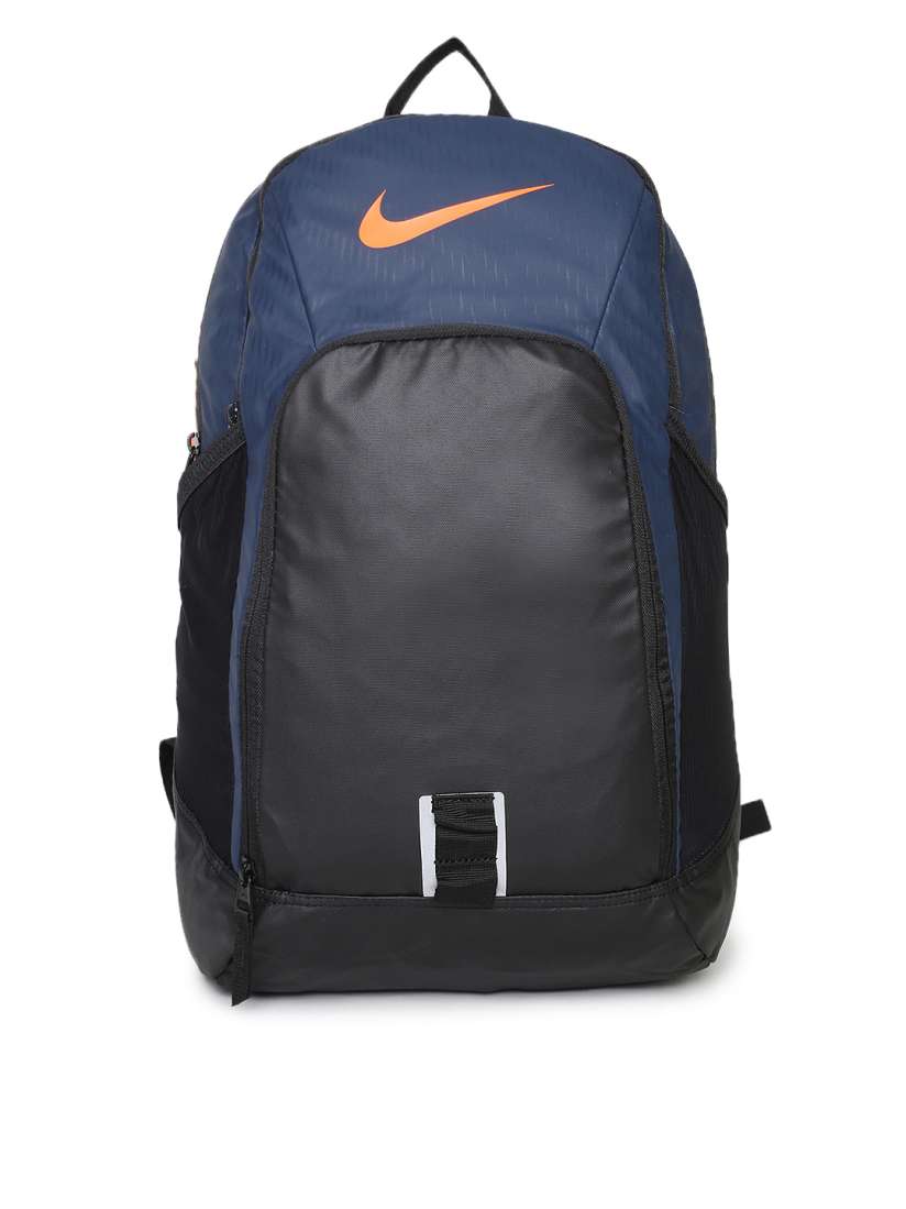 Nike unisex blue & black alpha rev colourblocked backpack discount