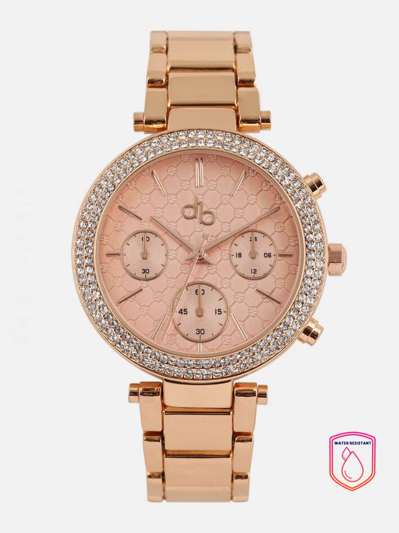 Buy DressBerry Women Rose Gold Toned Analogue Watch MFB PN PF TZ2485 Watches for Women 4628489 Myntra