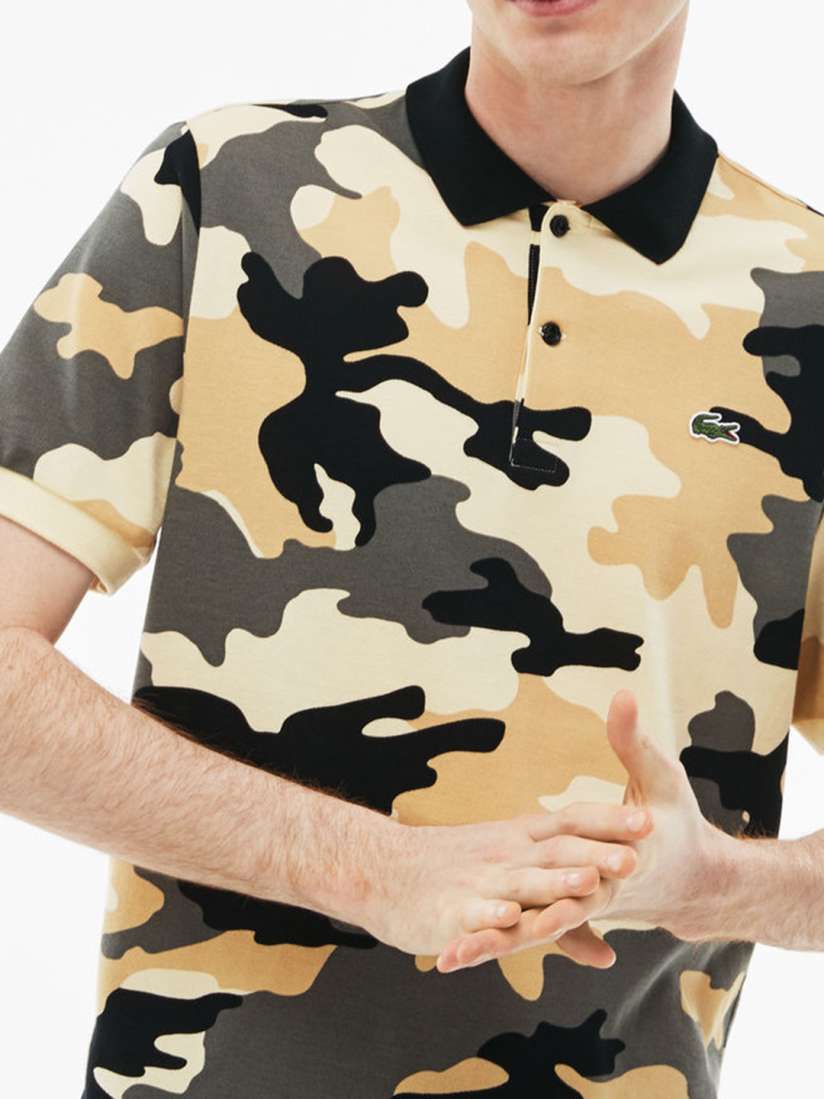 Polo lacoste camouflage cheap