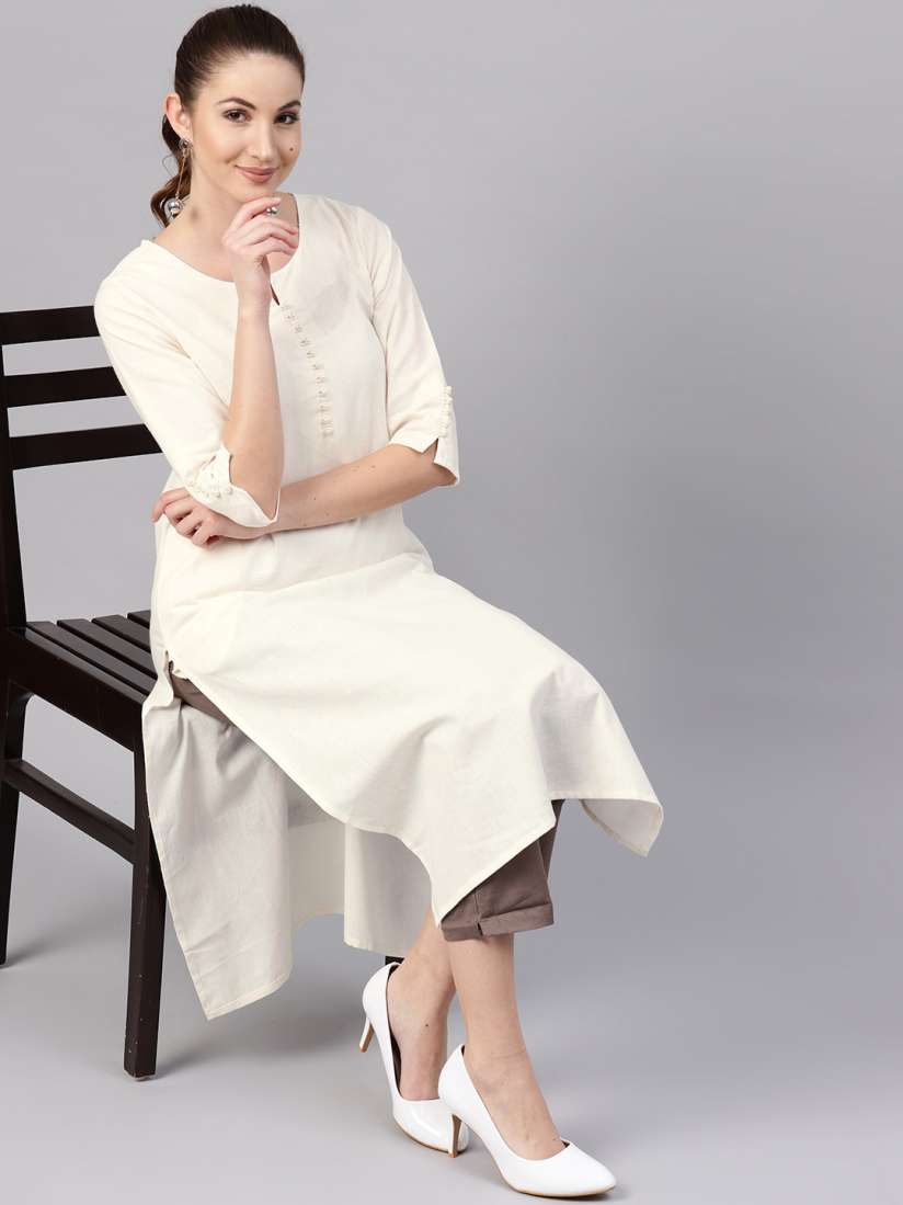 Shree women's straight kurta discount